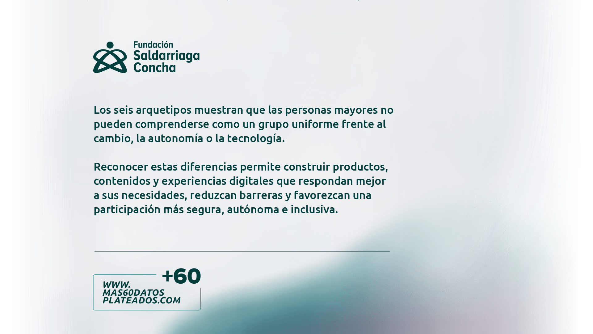Resumen de los arquetipos: Los seis arquetipos muestran que las personas mayores no pueden comprenderse como un grupo uniforme frente al cambio, la autonomía o la tecnología.